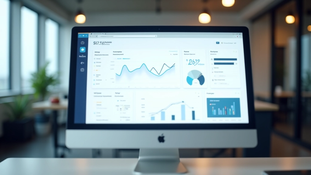 Dashboard showing financial analytics and expense tracking